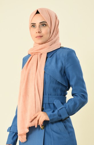 Pink , color cotton shawl 901536-17