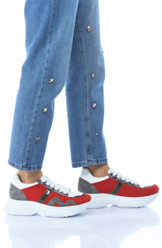 Red Sneakers 0200K-03