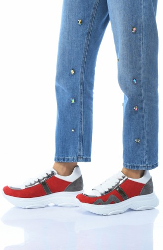 Red Sneakers 0200K-03
