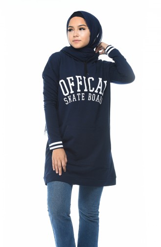 Navy Blue Sweatshirt 2198-06