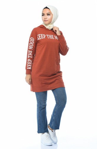 Brick Red Sweatshirt 19074-02