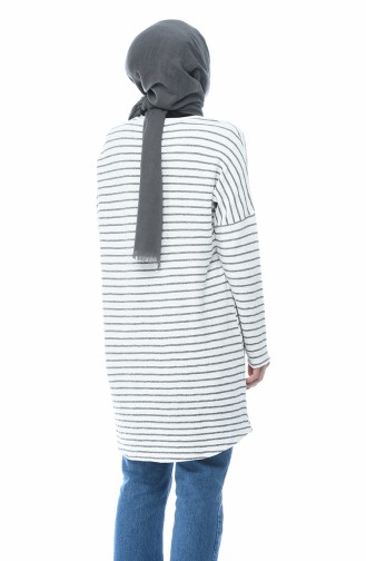 Striped Tunic Ecru 1065-01
