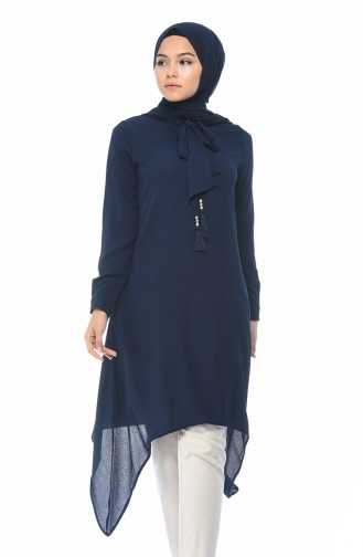 Navy Blue Tuniek 4907-13