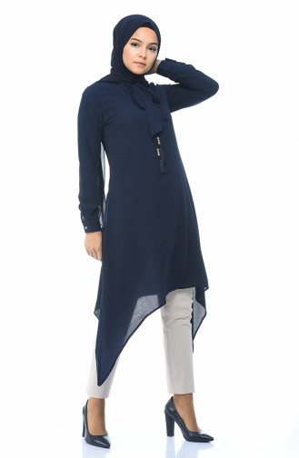 Navy Blue Tuniek 4907-13