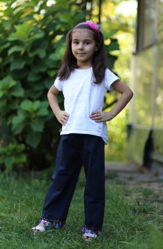 Navy Blue Children and Baby Pants 25082-03