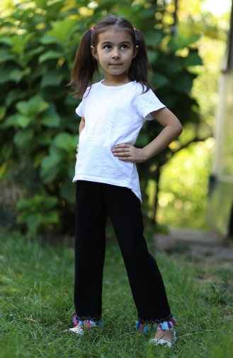 Pantalon Pour Enfant 25082-04 Noir 25082-04