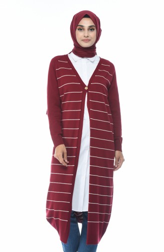 Claret Red Cardigans 4161-02