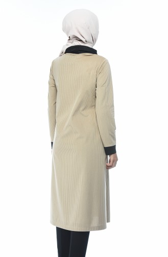 Corduroy Velvet Cape 0092-04 Light Beige 0092-04