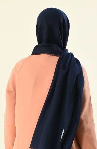 Alisya Cotton Shawl Navy Blue 13123-05