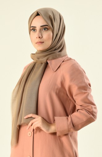 Alisya Cotton Shawl Brown 13123-10