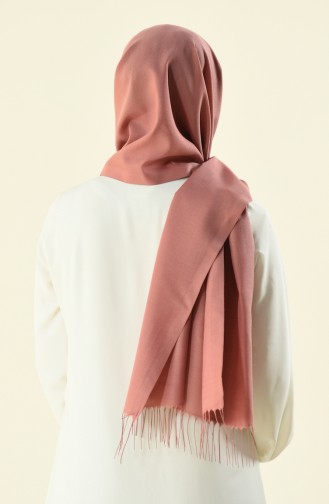 Plain Tassel Seasonal Shawl Dried rose 901488-38