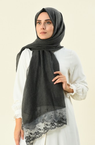 Smoke-Colored Shawl 1012-06