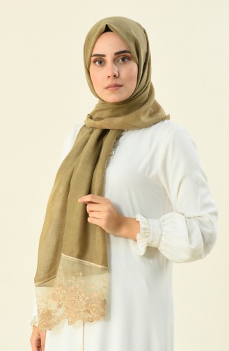 Milk Coffee Shawl 1012-09