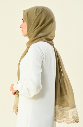 Milk Coffee Shawl 1012-09