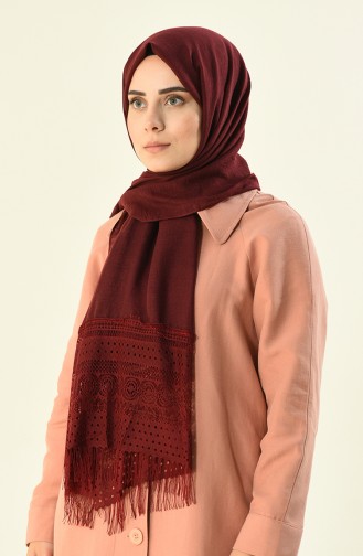 Claret Red Shawl 1013-12