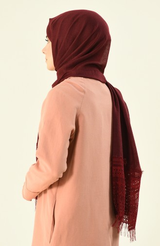 Claret red Sjaal 1013-12