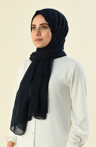 Navy Blue Shawl 1014-03