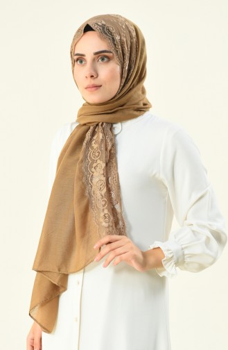 Milk Coffee Shawl 1014-09