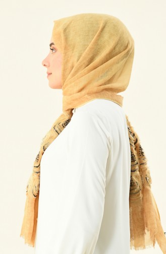 Milk Coffee Shawl 1016-03