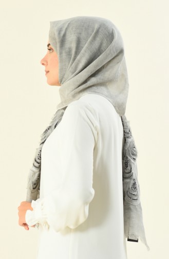 Light Gray Sjaal 1016-09