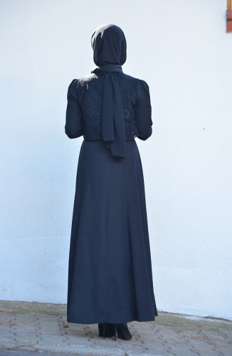 Schwarz Hijab Kleider 0YYA9032-01