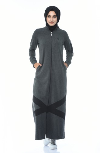 Abaya Sport a Rayures 9097-03 Antracite 9097-03