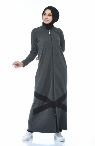 Abaya Sport a Rayures 9097-03 Antracite 9097-03