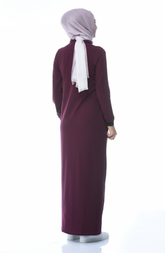 Abaya Sport a Fermeture 9098-01 Plum 9098-01