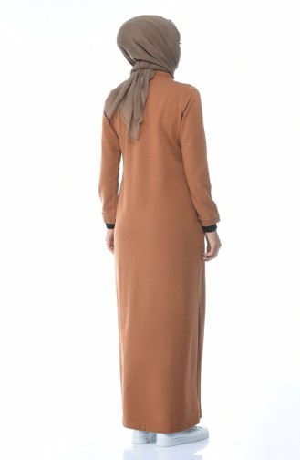 Abaya Sport a Fermeture 9098-02 Moutarde 9098-02