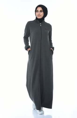 Abaya Sport a Fermeture 9098-03 Antracite 9098-03