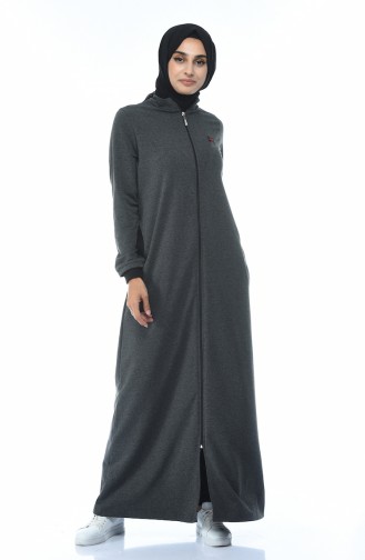 Abaya Sport a Fermeture 9098-03 Antracite 9098-03