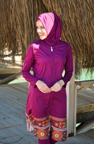 Damson Swimsuit Hijab 1982-01