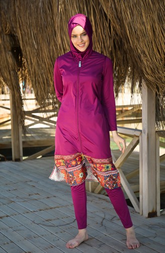 Damson Swimsuit Hijab 1982-01