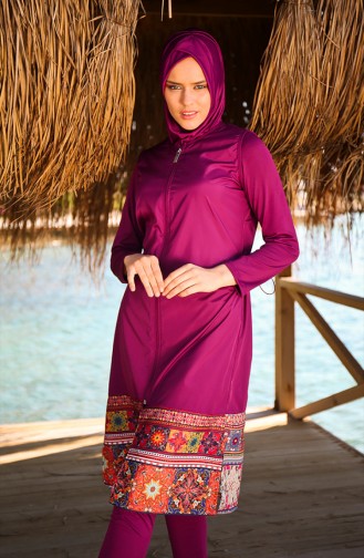 Damson Swimsuit Hijab 1982-01