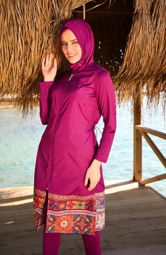 Damson Swimsuit Hijab 1982-01