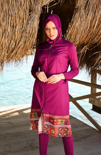 Damson Swimsuit Hijab 1982-01