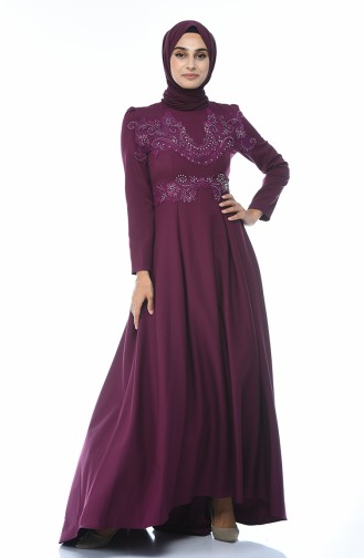 Habillé Hijab Plum 9516-01