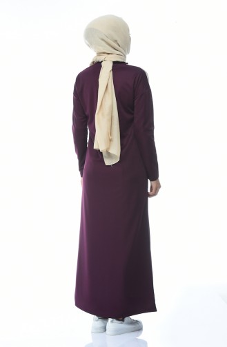 Zwetschge Hijab Kleider 4055-03