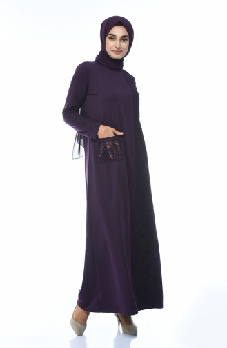 Purple İslamitische Jurk 3100-02