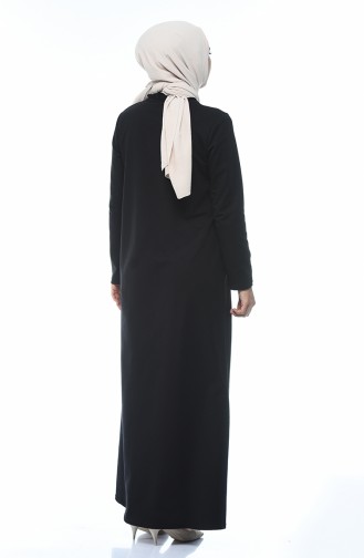 Black İslamitische Jurk 3100-05