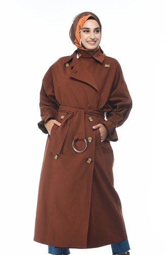 Trench Coat Couleur brique 90003-08