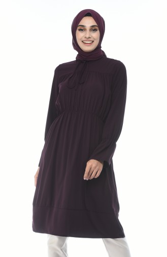 Tunique Taille élastique 5190-01 Plum Foncé 5190-01