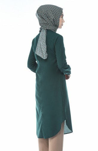 Buttoned Up Tunic 3165-11 Emerald Green 3165-11
