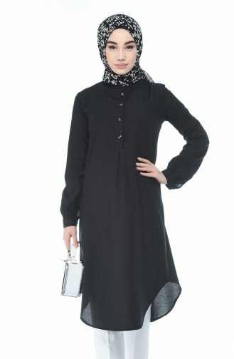 Buttoned Up Tunic 3165-10 Black 3165-10