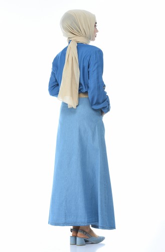 Denim Blue Skirt 7003-01