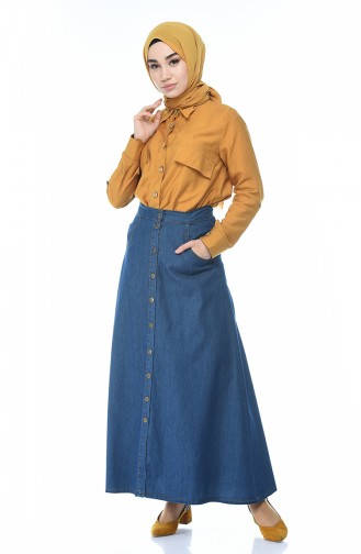 Navy Blue Skirt 7003-02