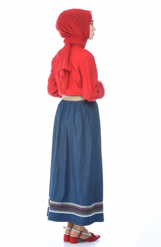 Navy Blue Rok 7004-01