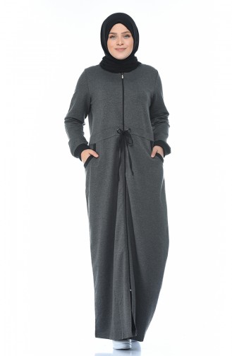 Anthracite Abaya 10011-04