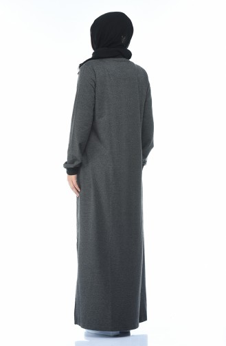 Anthracite Abaya 10011-04