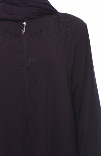 Purple Abaya 8378-02